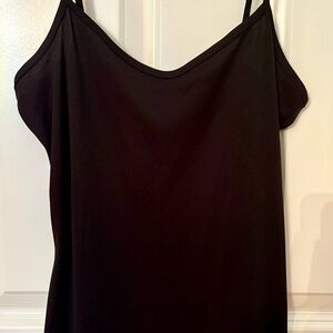 Elegant Black Women's mini slip dress